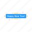 banner, happy new year, new year, party 