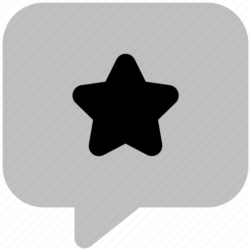 Messaging, communication, chat, invite, event, talk, star icon - Download on Iconfinder