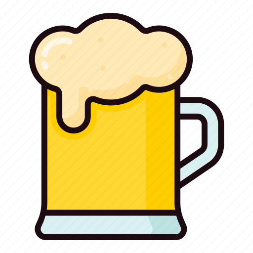 Beer, drink, alcohol, bottle, glass, food, beverage icon - Download on Iconfinder