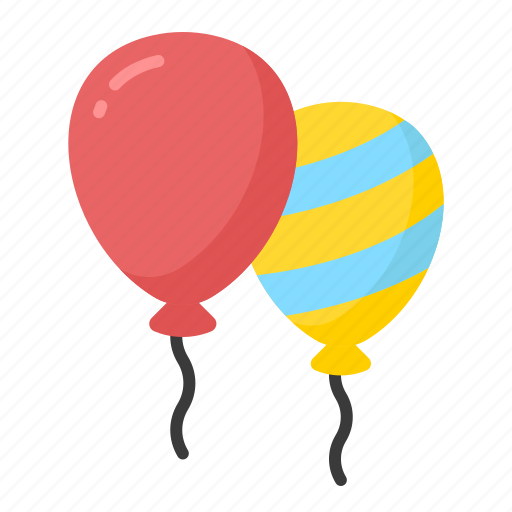 Balloons, celebration, decoration, party, festival, new year, birthday icon - Download on Iconfinder