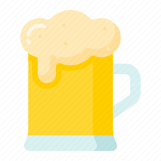 Beer, drink, alcohol, bottle, glass, food, beverage icon - Download on Iconfinder