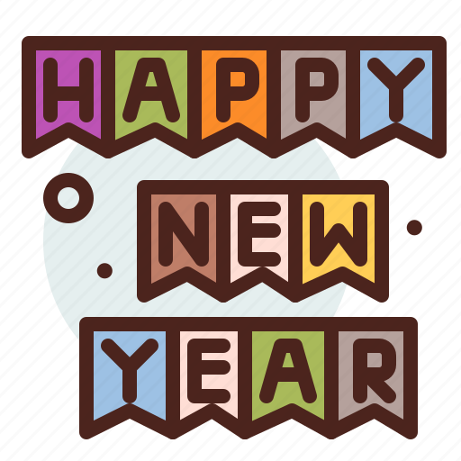 Happy, new, year, holiday, party icon - Download on Iconfinder