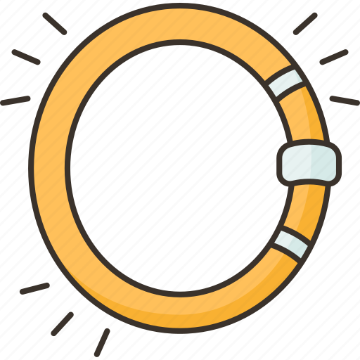 Bracelet, glow, illuminated, lighting, dark icon - Download on Iconfinder