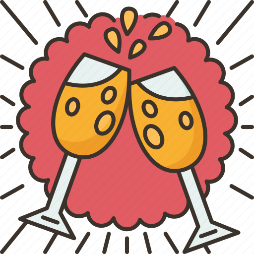 Champagne, drink, celebration, party, toast icon - Download on Iconfinder