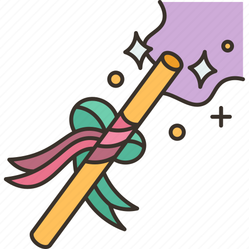 Wand, wishing, blessing, sparkle, fantasy icon - Download on Iconfinder