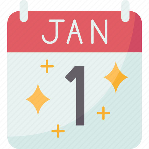 New, year, day, january, calendar icon - Download on Iconfinder