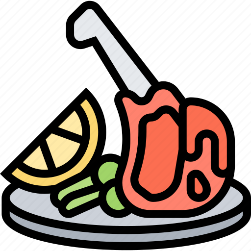 Lamb, steak, meal, cuisine, dinner icon - Download on Iconfinder