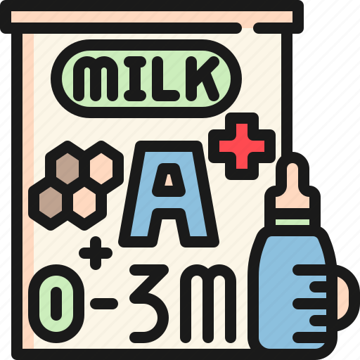 Drink, dairy, container, baby, newborn, milk powder, feeding bottle icon - Download on Iconfinder