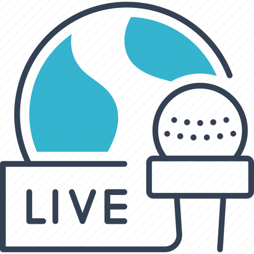 Live, microphone, news, worlf icon - Download on Iconfinder