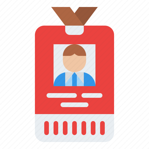 Press, pass, card, employee icon - Download on Iconfinder