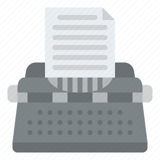 Typewriter, publish, news, writing icon - Download on Iconfinder