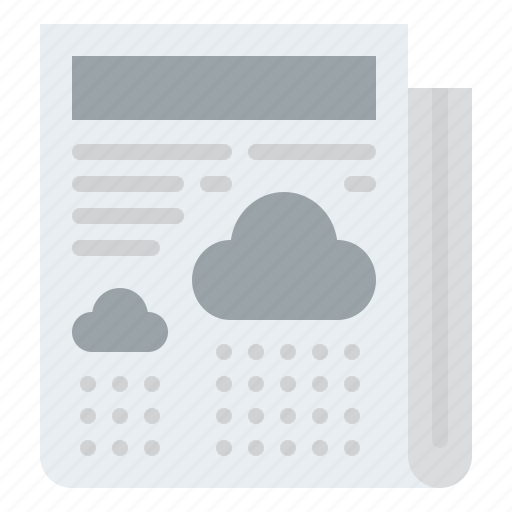 Weather, forecast, news, newspaper, journalism icon - Download on Iconfinder