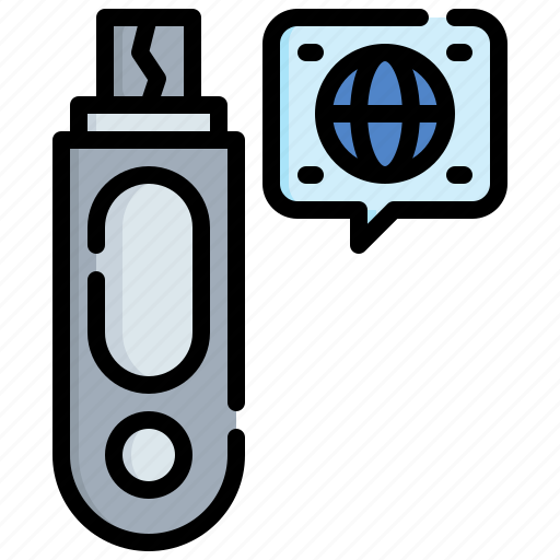 Pen, drive, usb, data, storage, electronics, technology icon - Download on Iconfinder
