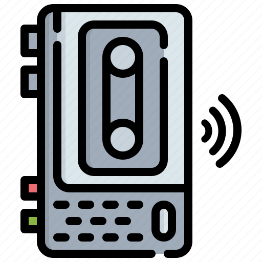 Recorder, dictaphone, electronics, communications, speech icon - Download on Iconfinder