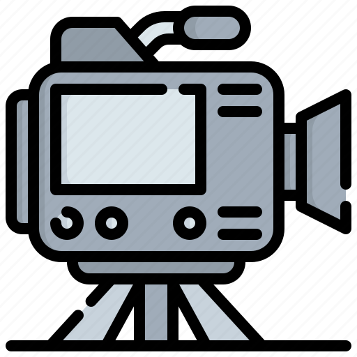 Video, camera, movie, cinema, entertainment, technology icon - Download on Iconfinder
