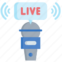 live, stream, microphone, news, report