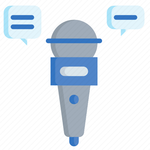 Microphone, journalist, news, report, communication, information icon - Download on Iconfinder