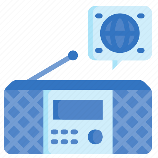 Radio, news, antenna, electronics, transistor, communications icon - Download on Iconfinder