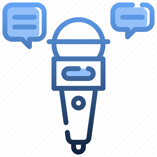 Microphone, journalist, news, report, communication, information icon - Download on Iconfinder