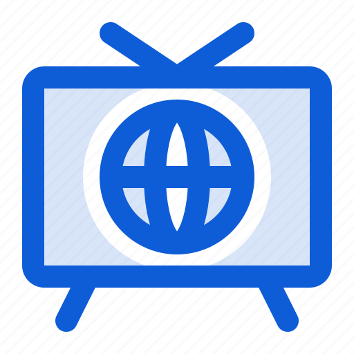 Tv, news, television, broadcast, report, global icon - Download on Iconfinder