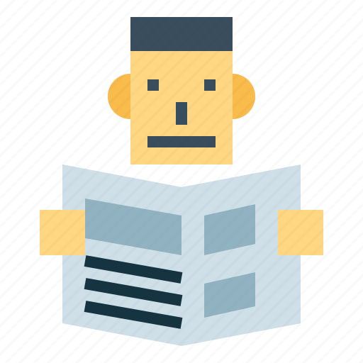 Learning, library, newspaper, reading icon - Download on Iconfinder