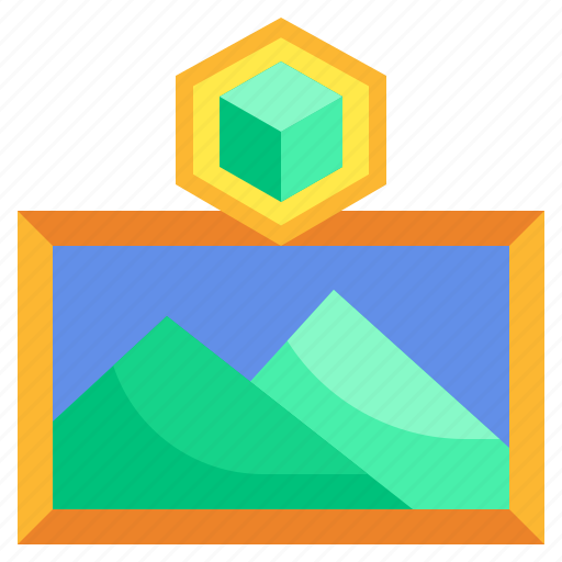 Photo, nft, cryptocurrency, picture, art, and, design icon - Download on Iconfinder