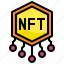nft, non, fungible, token, cryptocurrency, digital, money, business, and, finance 