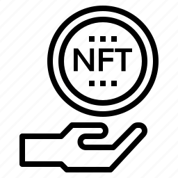 Nft, blockchain, cryptocurrency, computer, gear icon - Download on