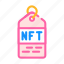 nft, label, digital, technology, cryptocurrency, coin, blockchain 