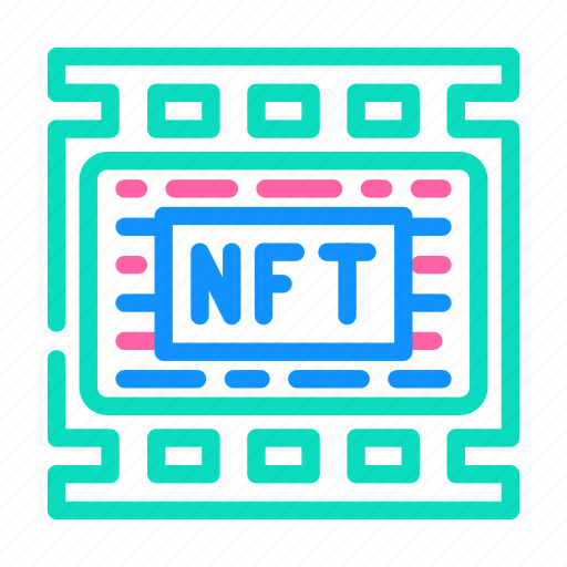 Nft, movies, digital, technology, cryptocurrency, coin, blockchain icon - Download on Iconfinder
