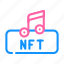nft, music, digital, technology, cryptocurrency, coin, blockchain 