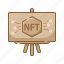 nft, cryptocurrency, digital currency, blockchain, painting, art, drawing 