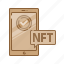 nft, cryptocurrency, digital currency, blockchain, network, online, phone 
