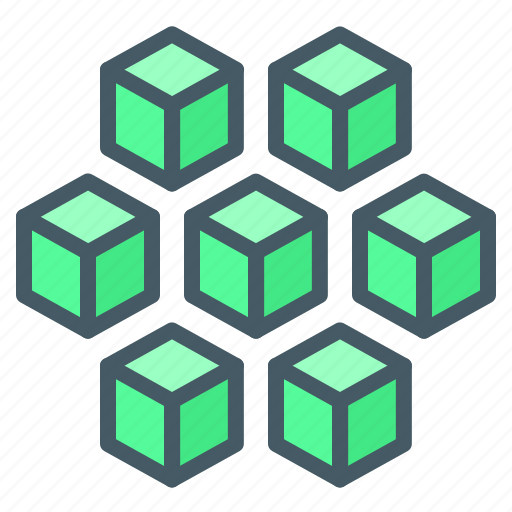 Blockchain, blocks, structure, nodes icon - Download on Iconfinder