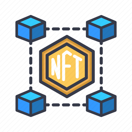 Nft, onchains, blockchain, cryptocurrency, coin, bitcoin, currency icon - Download on Iconfinder