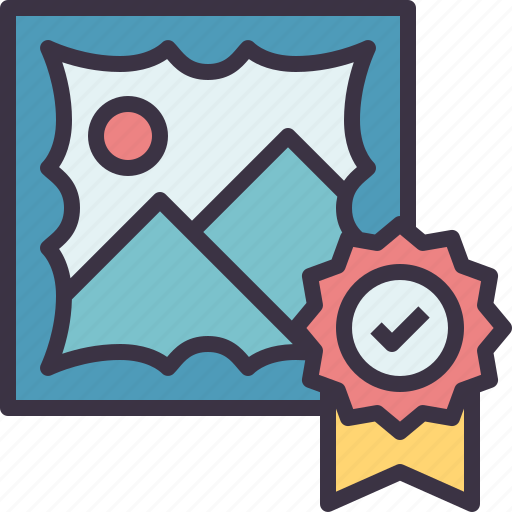 Artwork, art, original, certificate, certified, award icon - Download on Iconfinder