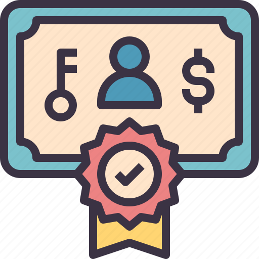 Certificate, ownership, copyright, right, holding, guarantee, promise icon - Download on Iconfinder