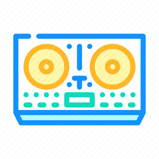 Dj, equipment, dance, party, linear, lined icon - Download on Iconfinder