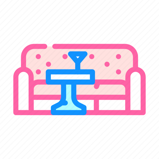 Lounge, area, dance, party, linear, lined icon - Download on Iconfinder