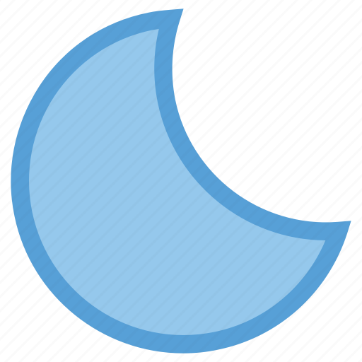 Clear, night, forecast, moon, sky, weather icon - Download on Iconfinder