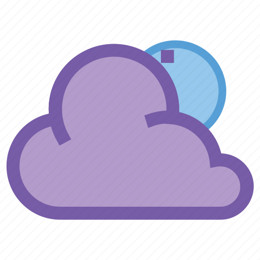 Cloudy, night, cloud, forecast, moon, weather icon - Download on Iconfinder