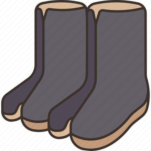 Tabi, footwear, boots, shoes, ninja icon - Download on Iconfinder