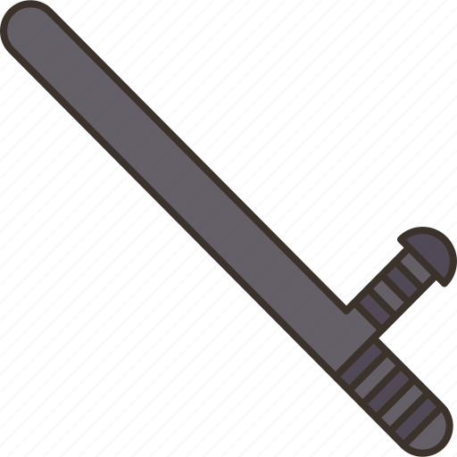 Tonfa, weapon, baton, fighting, armed icon - Download on Iconfinder