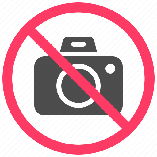 Forbidden, sign, warning, prohibition, no photography, camera, picture icon - Download on Iconfinder