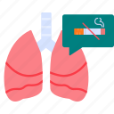 lungs, cigarette, smoke, cancer, respiratory, disease, infection, icon