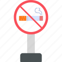 no, smoking, sign, board, cigarette