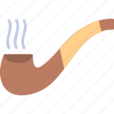 smoking, pipe, chill, hipster, smoke, tobacco, icon