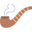 smoking, pipe, tobacco, vintage, nicotine, icon 