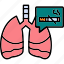 lungs, cigarette, smoke, cancer, respiratory, disease, infection, icon 