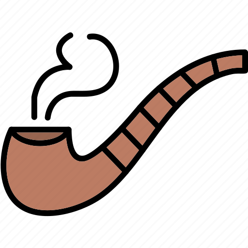 Smoking, pipe, tobacco, vintage, nicotine, icon icon - Download on Iconfinder